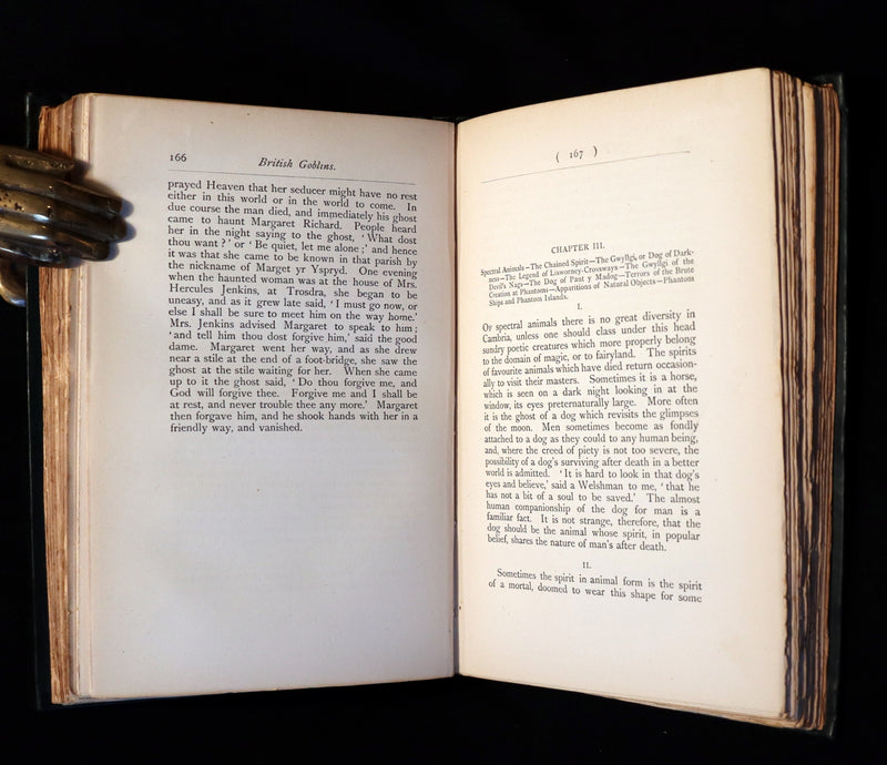 1881 Rare First US Edition - BRITISH GOBLINS : Welsh Folk-lore, Fairy Mythology, Legends & Traditions.