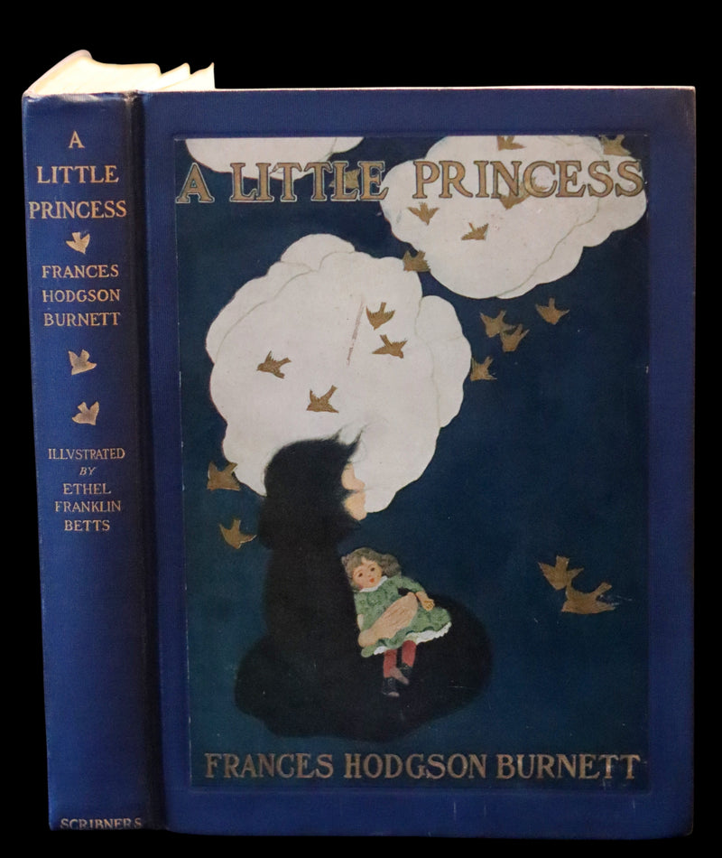 1905 Scarce 1stED Book - A LITTLE PRINCESS by Frances Hodgson Burnett illustrated by Ethel Franklin Betts Bains.