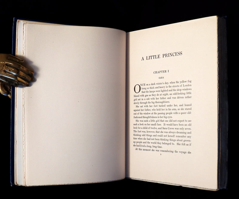 1905 Scarce 1stED Book - A LITTLE PRINCESS by Frances Hodgson Burnett illustrated by Ethel Franklin Betts Bains.