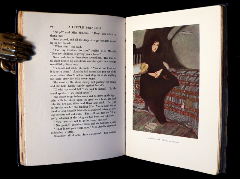1905 Scarce 1stED Book - A LITTLE PRINCESS by Frances Hodgson Burnett illustrated by Ethel Franklin Betts Bains.