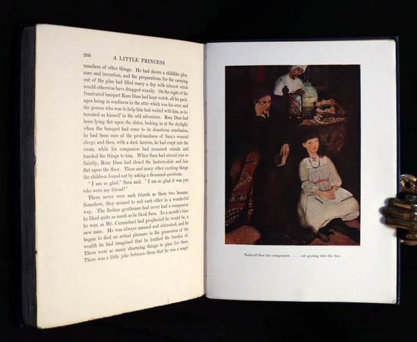 1905 Scarce 1stED Book - A LITTLE PRINCESS by Frances Hodgson Burnett illustrated by Ethel Franklin Betts Bains.