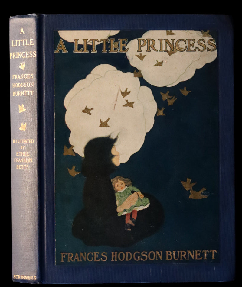 1905 Scarce 1stED Book - A LITTLE PRINCESS by Frances Hodgson Burnett illustrated by Ethel Franklin Betts Bains.