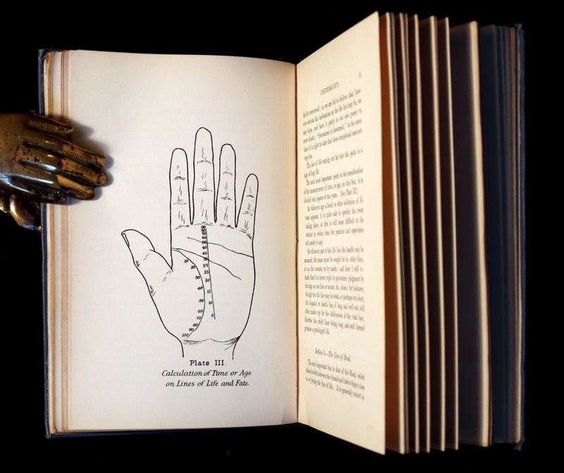 1890 Scarce 1stED Book - PALMISTRY and Its Practical Uses. Astral Influences & the Use of the Divining Rod.