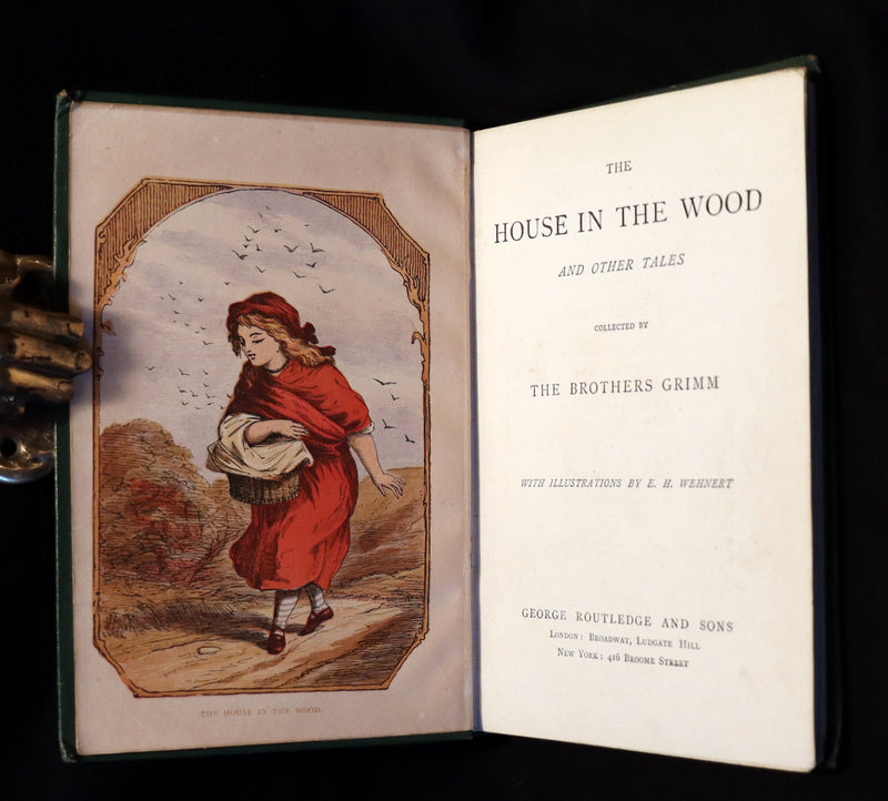 1870's Scarce Fairy Library Edition - The Brothers GRIMM - The HOUSE in the WOOD and Other Tales.