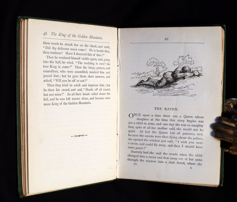 1870's Scarce Fairy Library Edition - The Brothers GRIMM - The HOUSE in the WOOD and Other Tales.