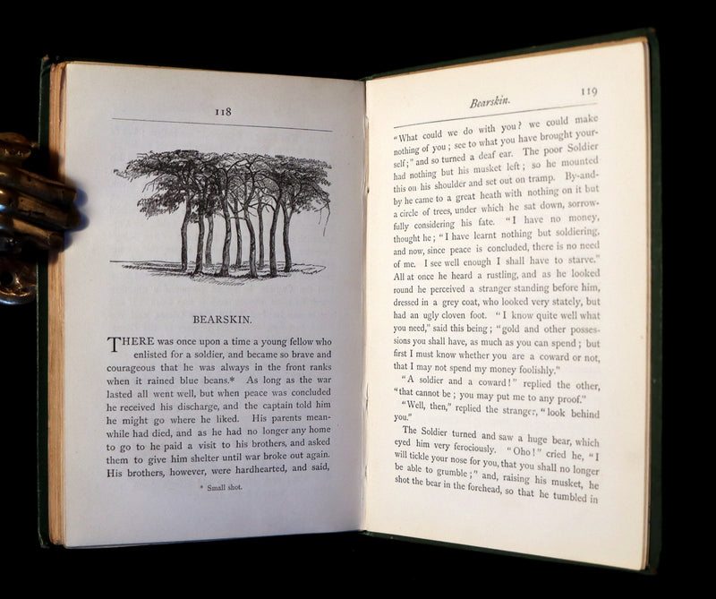 1870's Scarce Fairy Library Edition - The Brothers GRIMM - The HOUSE in the WOOD and Other Tales.