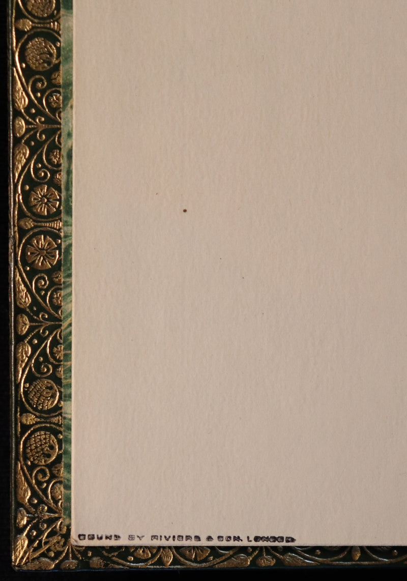 1930 Nice RIVIERE Binding - The Collected Poems of Rupert Brooke. With a Memoir.