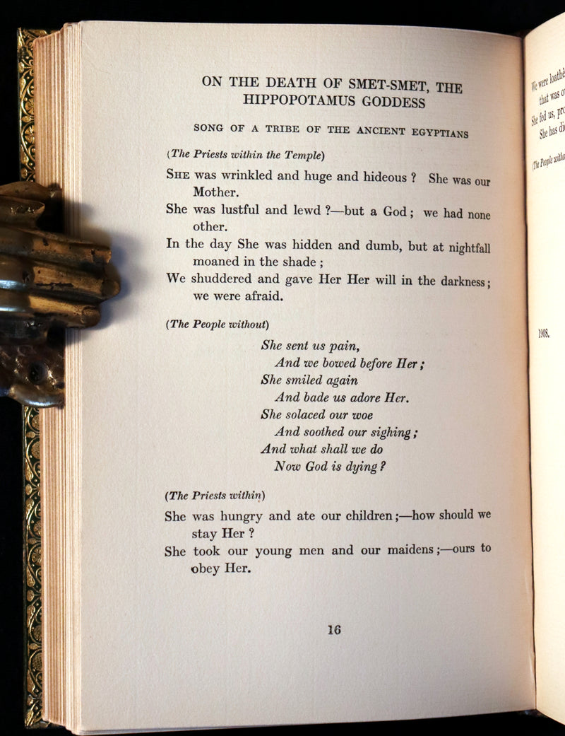 1930 Nice RIVIERE Binding - The Collected Poems of Rupert Brooke. With a Memoir.