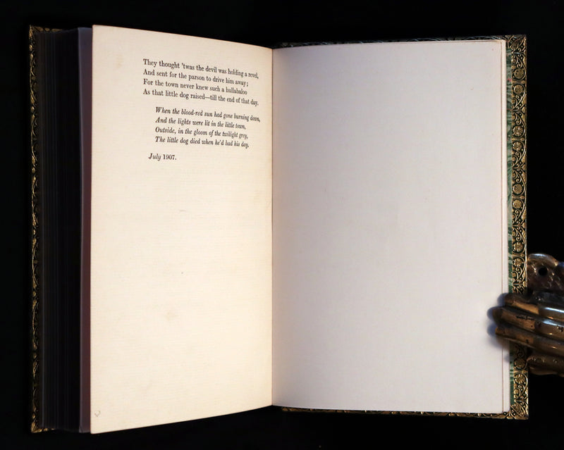1930 Nice RIVIERE Binding - The Collected Poems of Rupert Brooke. With a Memoir.