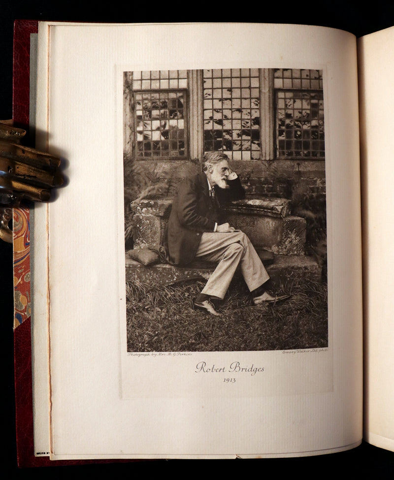 1930 Beautiful Zaehnsdorf Binding - The Testament of Beauty by Robert Bridges.