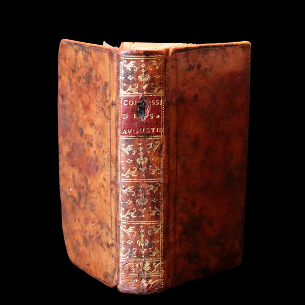 1649 Rare Latin Book - The Confessions of Saint Augustine of Hippo.