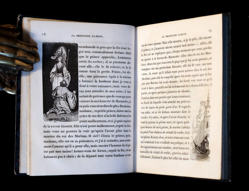 1837 Rare illustrated French Book ~ Contes des Fees - Fairy Tales by Elise Voiart & Amable Tastu