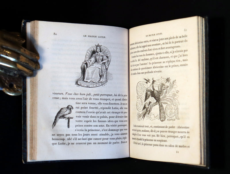 1837 Rare illustrated French Book ~ Contes des Fees - Fairy Tales by Elise Voiart & Amable Tastu