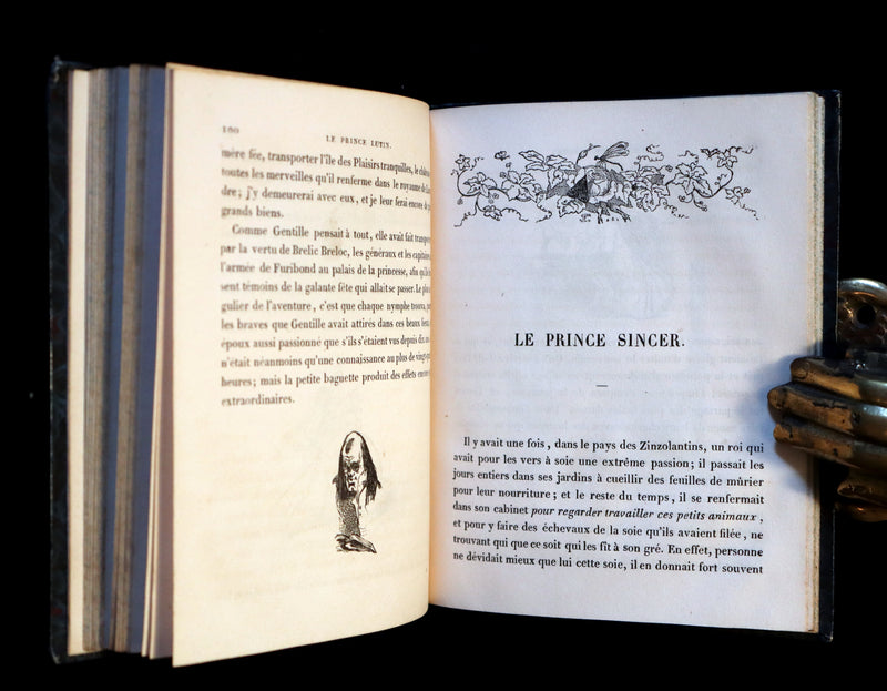 1837 Rare illustrated French Book ~ Contes des Fees - Fairy Tales by Elise Voiart & Amable Tastu