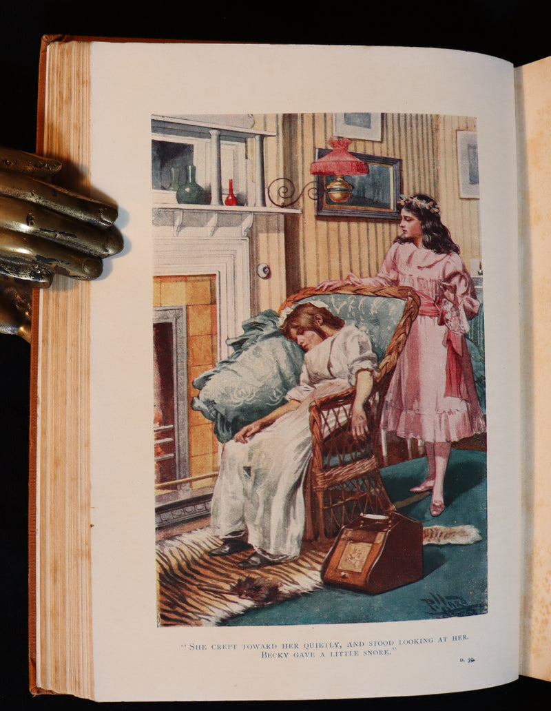 1905 Scarce Book - A LITTLE PRINCESS by Frances Hodgson Burnett illustrated by Harold Piffard.