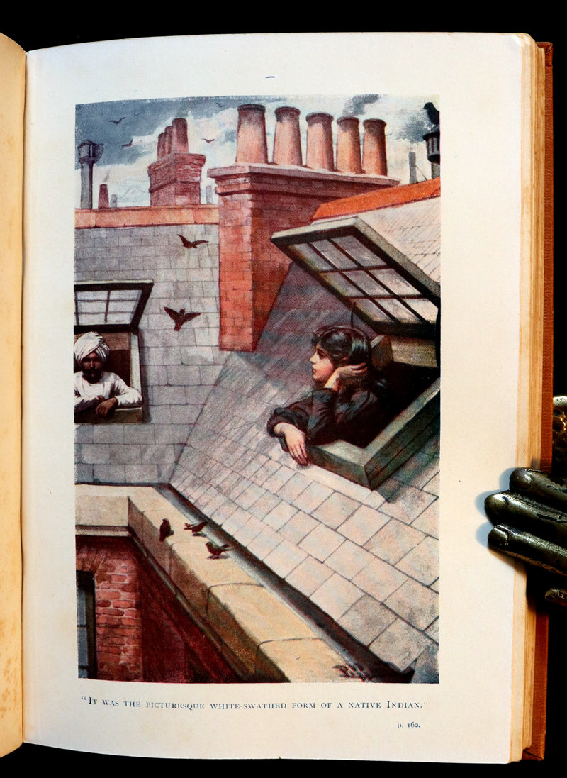 1905 Scarce Book - A LITTLE PRINCESS by Frances Hodgson Burnett illustrated by Harold Piffard.