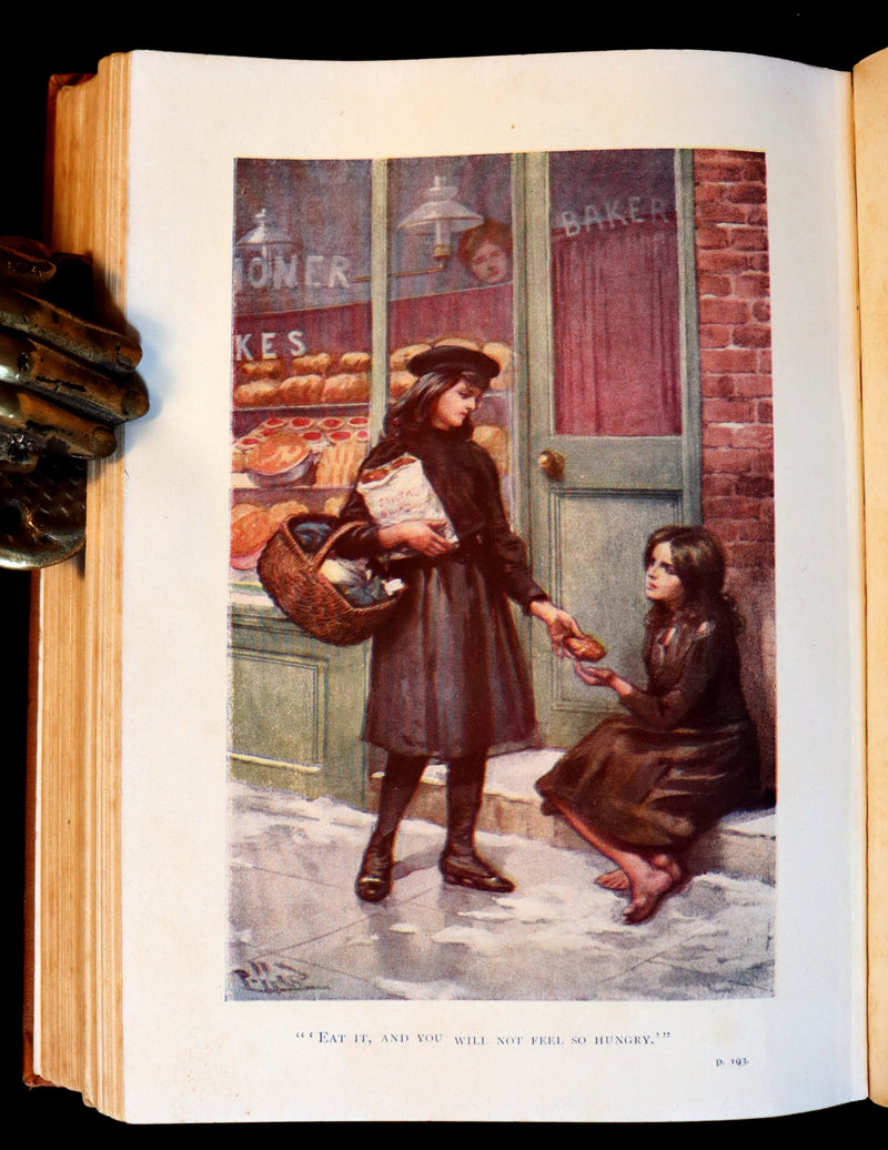 1905 Scarce Book - A LITTLE PRINCESS by Frances Hodgson Burnett illustrated by Harold Piffard.