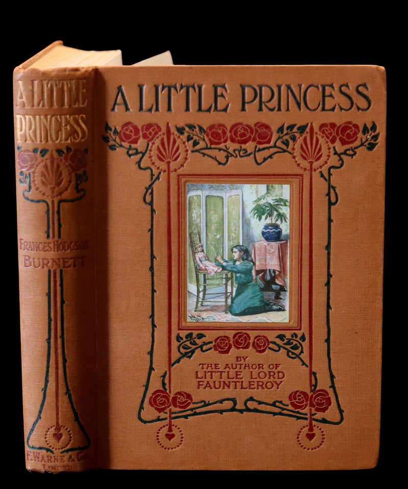 1905 Scarce Book - A LITTLE PRINCESS by Frances Hodgson Burnett illustrated by Harold Piffard.