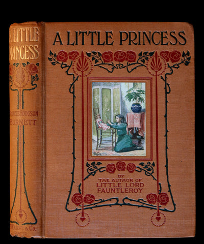 1905 Scarce Book - A LITTLE PRINCESS by Frances Hodgson Burnett illustrated by Harold Piffard.