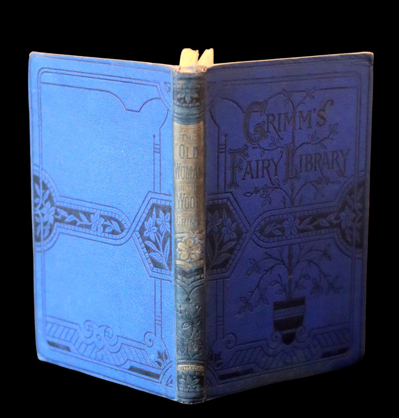 1870's Scarce Fairy Library Edition - The Brothers GRIMM - The OLD WOMAN in the WOOD and Other Tales.