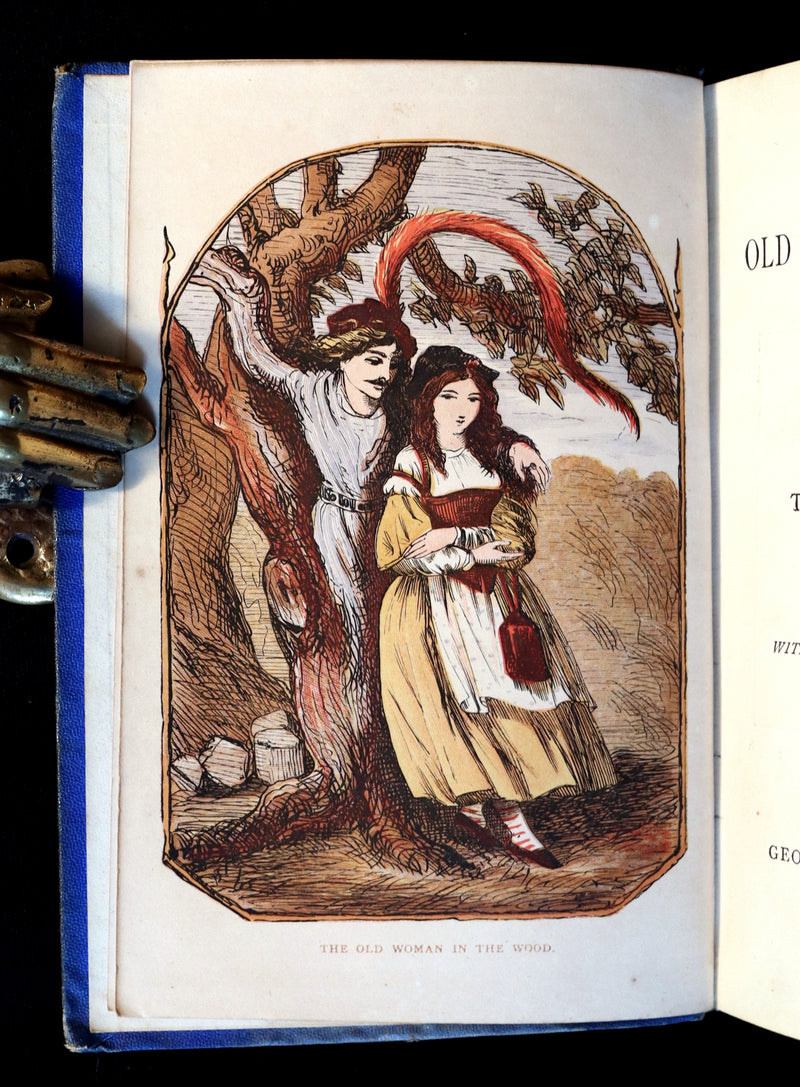 1870's Scarce Fairy Library Edition - The Brothers GRIMM - The OLD WOMAN in the WOOD and Other Tales.