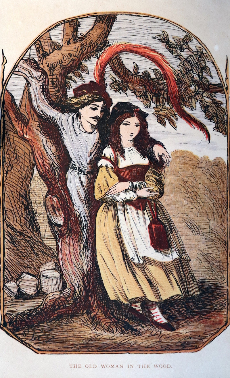 1870's Scarce Fairy Library Edition - The Brothers GRIMM - The OLD WOMAN in the WOOD and Other Tales.