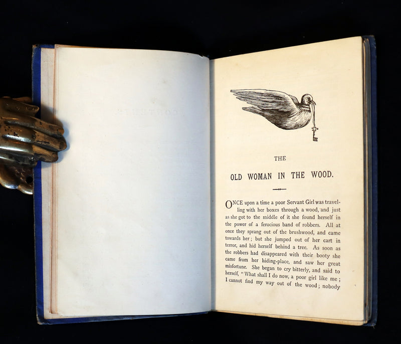 1870's Scarce Fairy Library Edition - The Brothers GRIMM - The OLD WOMAN in the WOOD and Other Tales.