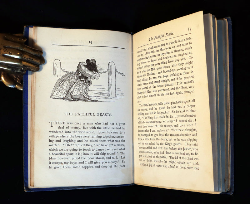 1870's Scarce Fairy Library Edition - The Brothers GRIMM - The OLD WOMAN in the WOOD and Other Tales.