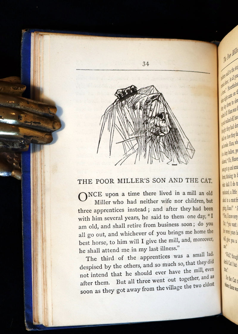 1870's Scarce Fairy Library Edition - The Brothers GRIMM - The OLD WOMAN in the WOOD and Other Tales.