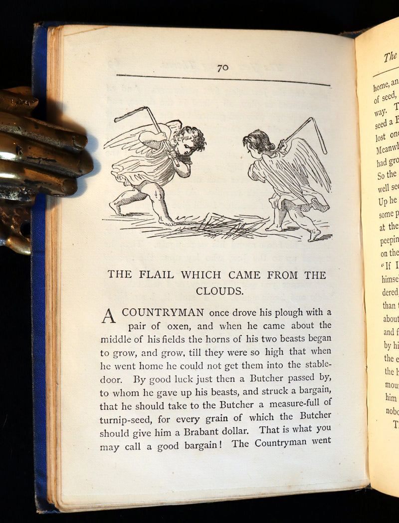 1870's Scarce Fairy Library Edition - The Brothers GRIMM - The OLD WOMAN in the WOOD and Other Tales.