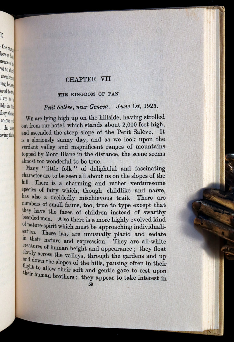 1927 Rare First Edition - THE KINGDOM OF FAERIE (Fairies) by Geoffrey Hodson. Sylphs, Gnome, Deva, Brownies, Mannikins,...