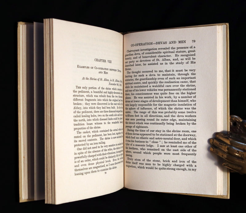 1927 Rare First Edition - THE KINGDOM OF FAERIE (Fairies) by Geoffrey Hodson. Sylphs, Gnome, Deva, Brownies, Mannikins,...