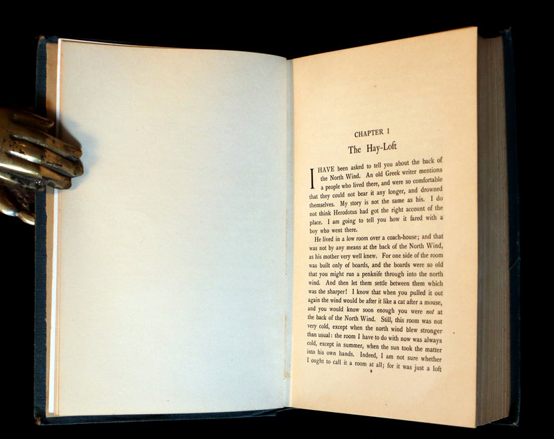 1911 Rare Book - AT THE BACK OF THE NORTH WIND by George MacDonald & Illustrated by Frank C. Pape.