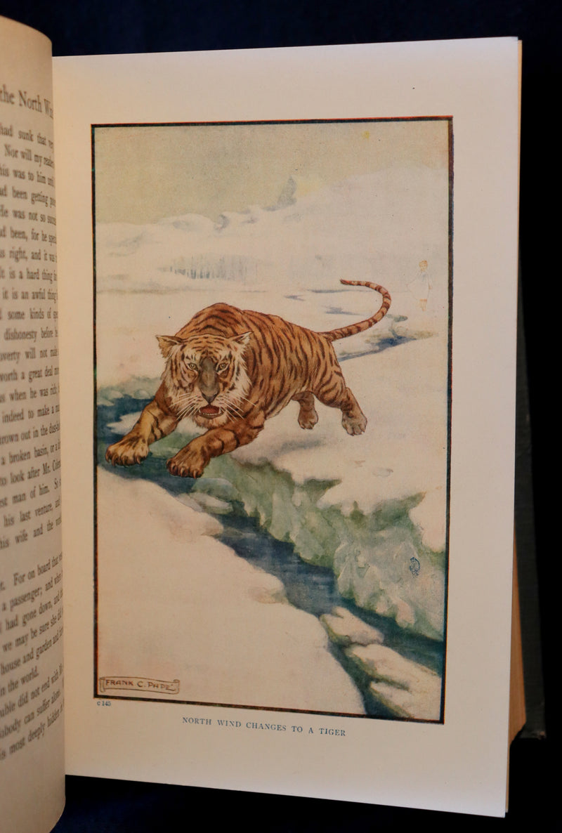 1911 Rare Book - AT THE BACK OF THE NORTH WIND by George MacDonald & Illustrated by Frank C. Pape.