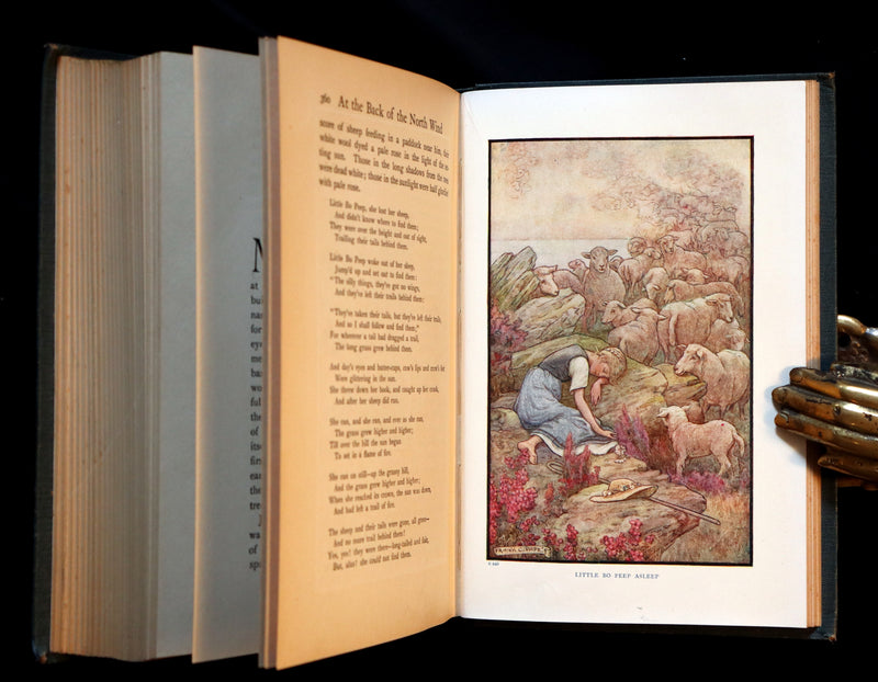 1911 Rare Book - AT THE BACK OF THE NORTH WIND by George MacDonald & Illustrated by Frank C. Pape.