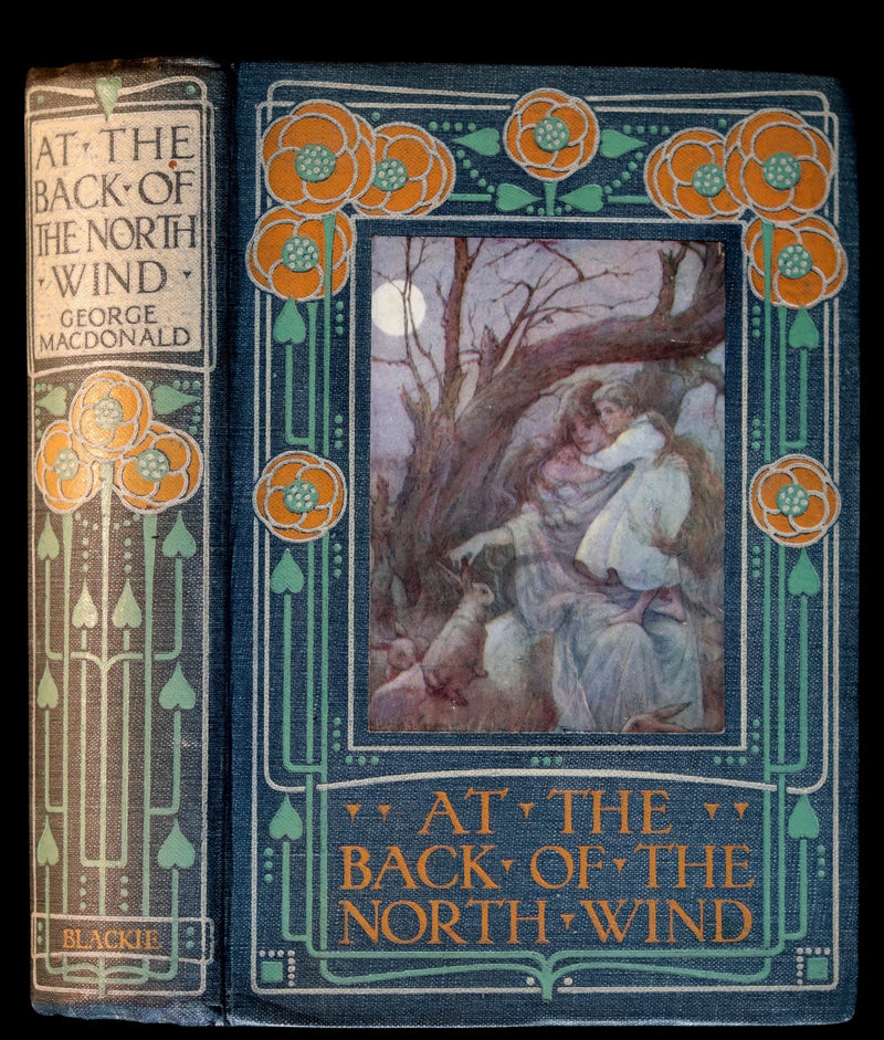 1911 Rare Book - AT THE BACK OF THE NORTH WIND by George MacDonald & Illustrated by Frank C. Pape.