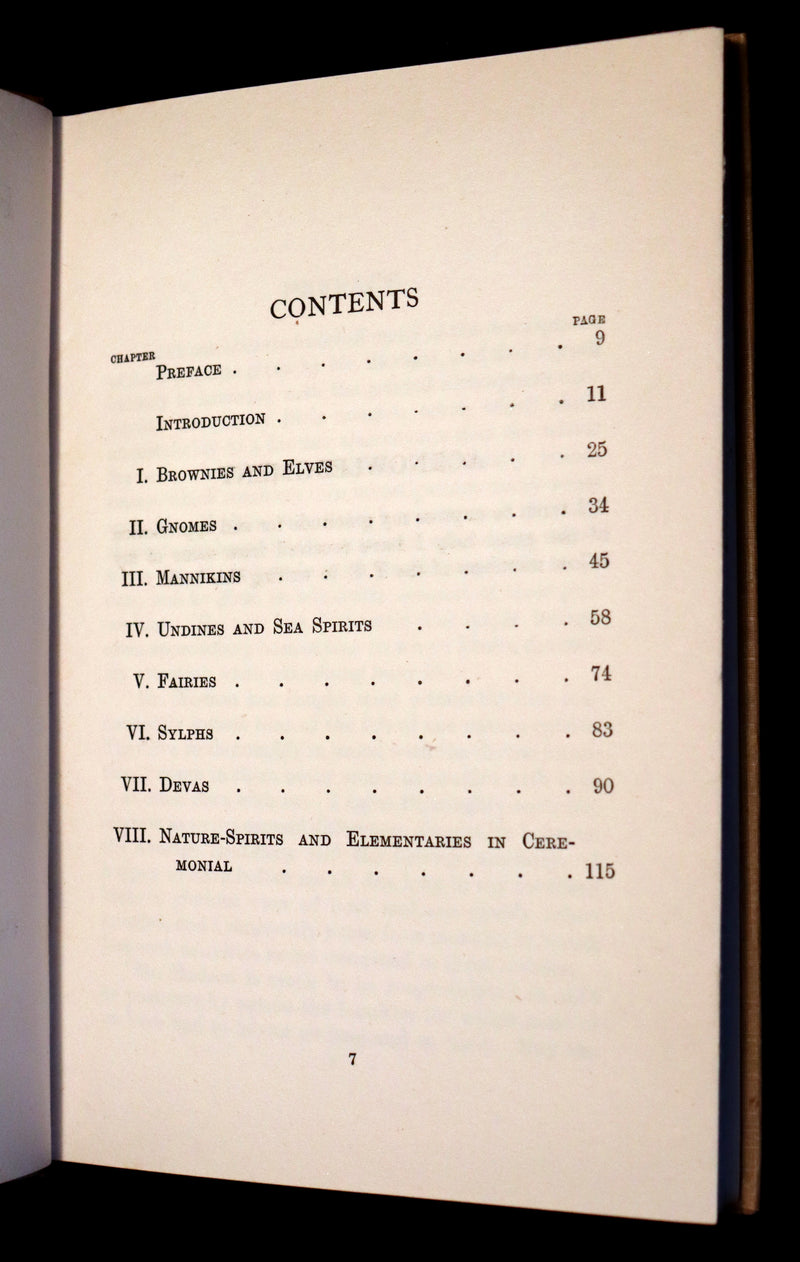 1930 Rare Book - Fairies at Work and at Play observed by Geoffrey Hodson.