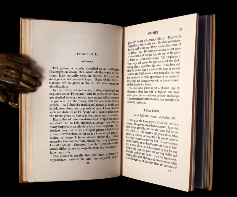 1930 Rare Book - Fairies at Work and at Play observed by Geoffrey Hodson.
