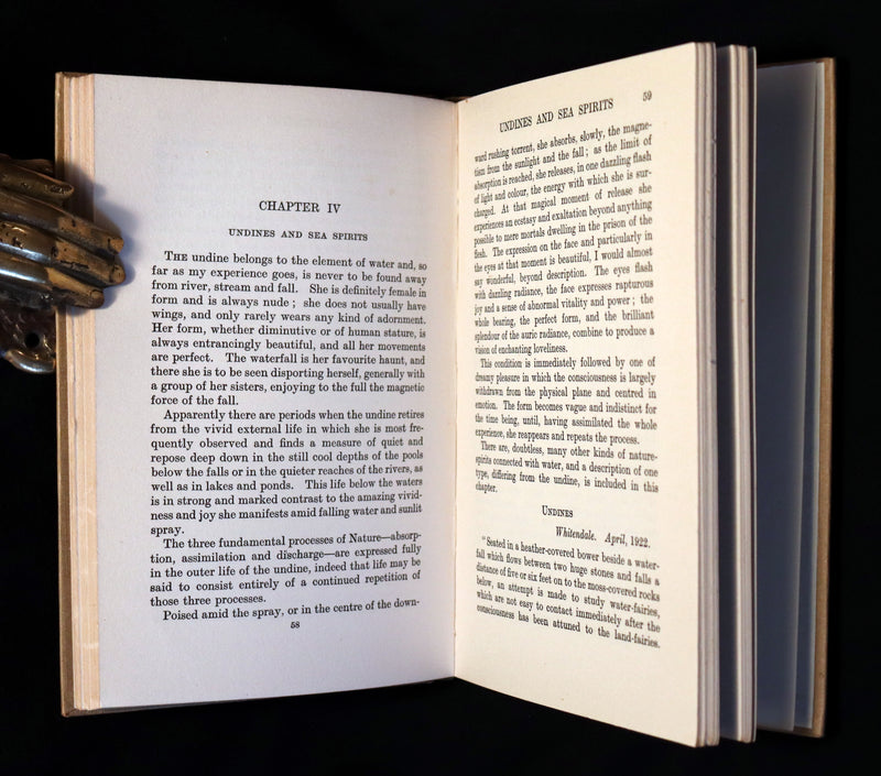 1930 Rare Book - Fairies at Work and at Play observed by Geoffrey Hodson.