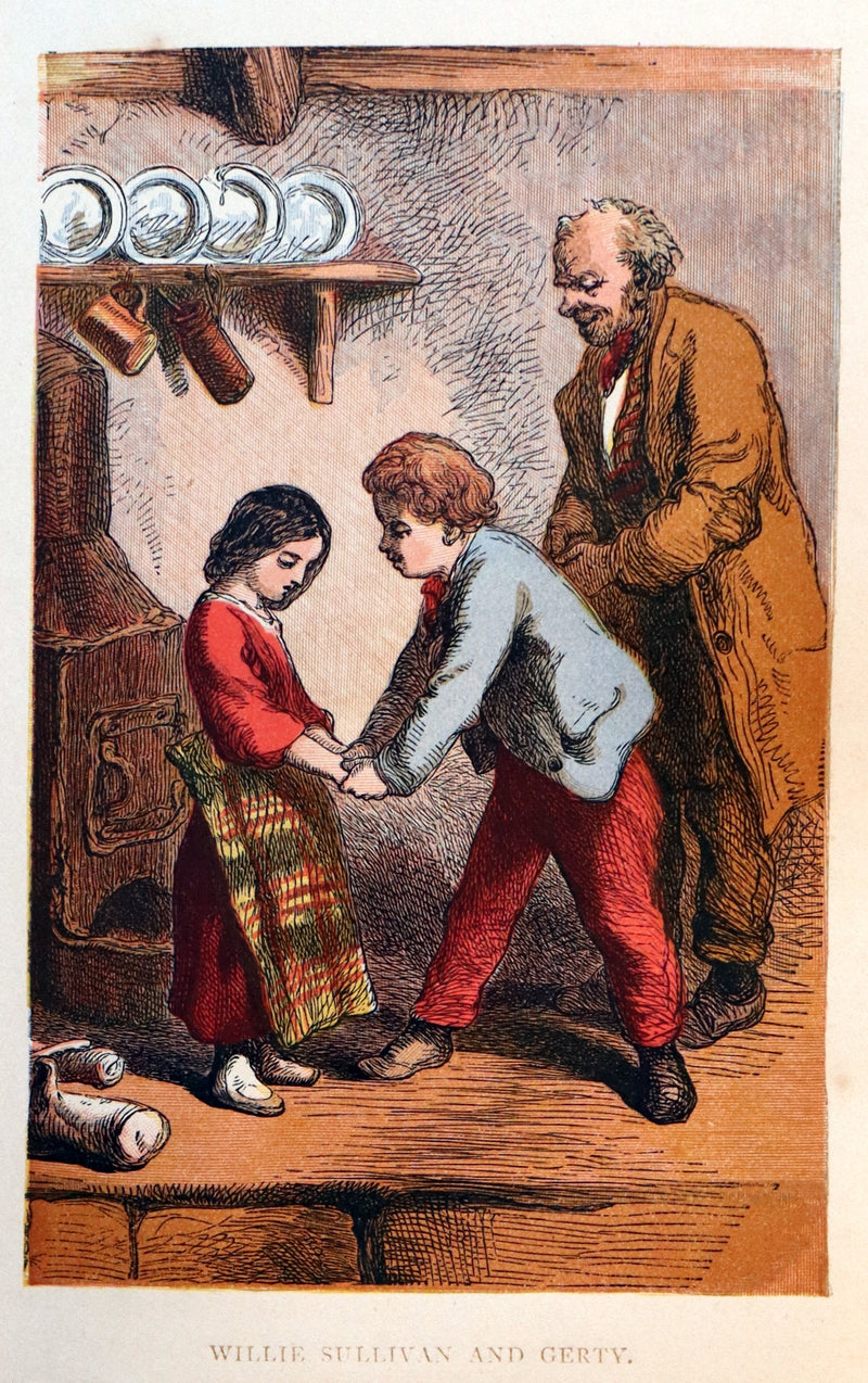 1875 Rare Book - The LAMPLIGHTER by Maria Susanna Cummins. Illustrated in color.