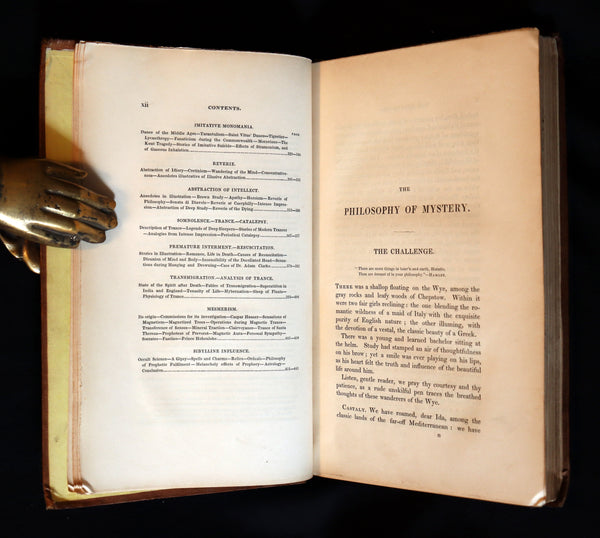 1841 Rare First Edition - Dendy's PHILOSOPHY OF MYSTERY or Ghosts, Fairy Mythology, Spectres, Demonology.