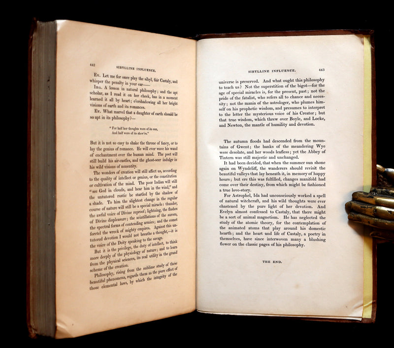 1841 Rare First Edition - Dendy's PHILOSOPHY OF MYSTERY or Ghosts, Fairy Mythology, Spectres, Demonology.