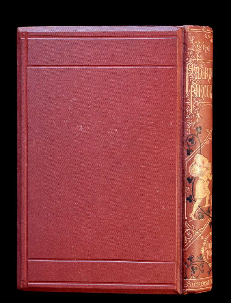 1881 Rare Victorian Book - The Pilgrim's Progress with Stothard Illustrations In Permanent Photography.
