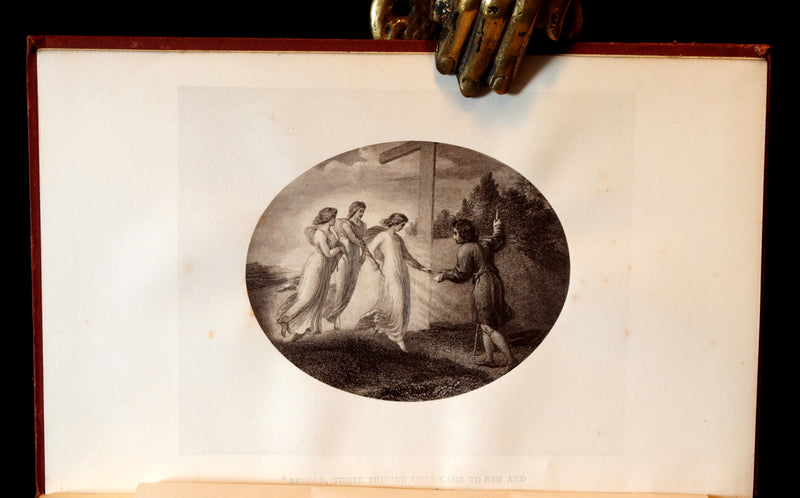 1881 Rare Victorian Book - The Pilgrim's Progress with Stothard Illustrations In Permanent Photography.