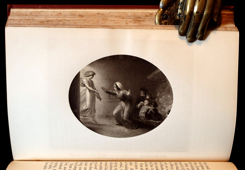 1881 Rare Victorian Book - The Pilgrim's Progress with Stothard Illustrations In Permanent Photography.