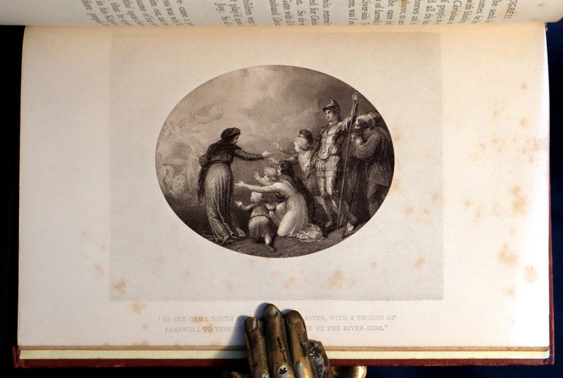 1881 Rare Victorian Book - The Pilgrim's Progress with Stothard Illustrations In Permanent Photography.