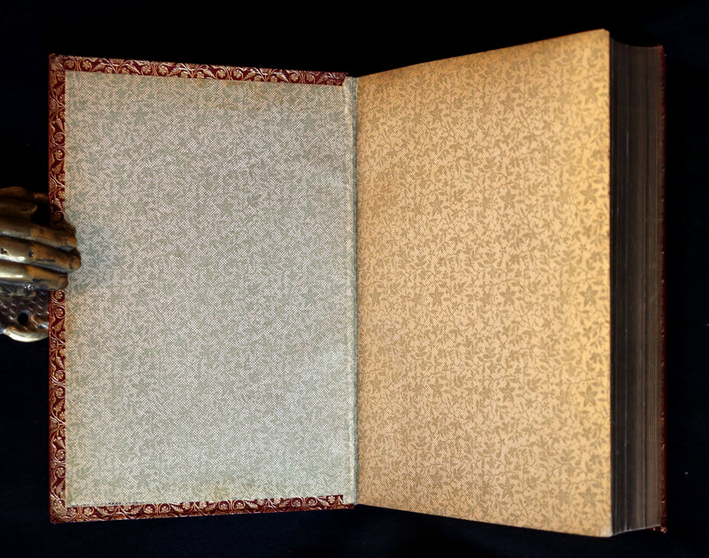 1890 Scarce Book bound by Ramage - The Poetical Works of Henry Wadsworth Longfellow Illustrated by Symington.