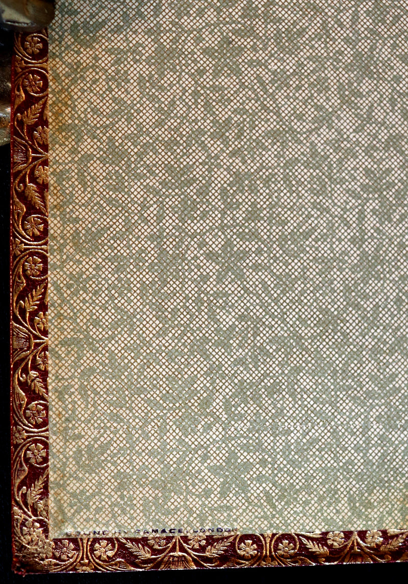 1890 Scarce Book bound by Ramage - The Poetical Works of Henry Wadsworth Longfellow Illustrated by Symington.