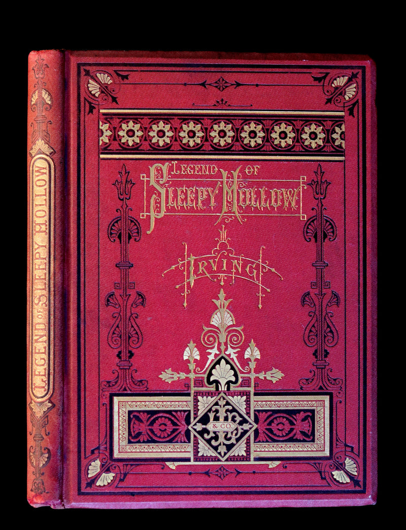 1875 Scarce Book - The Legend of Sleepy Hollow, and The Spectre Bridegroom by Washington Irving.