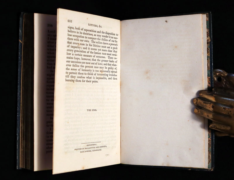 1830 1stED Book - Letters on Demonology & Witchcraft - WITCHES & FAIRIES by Walter Scott.